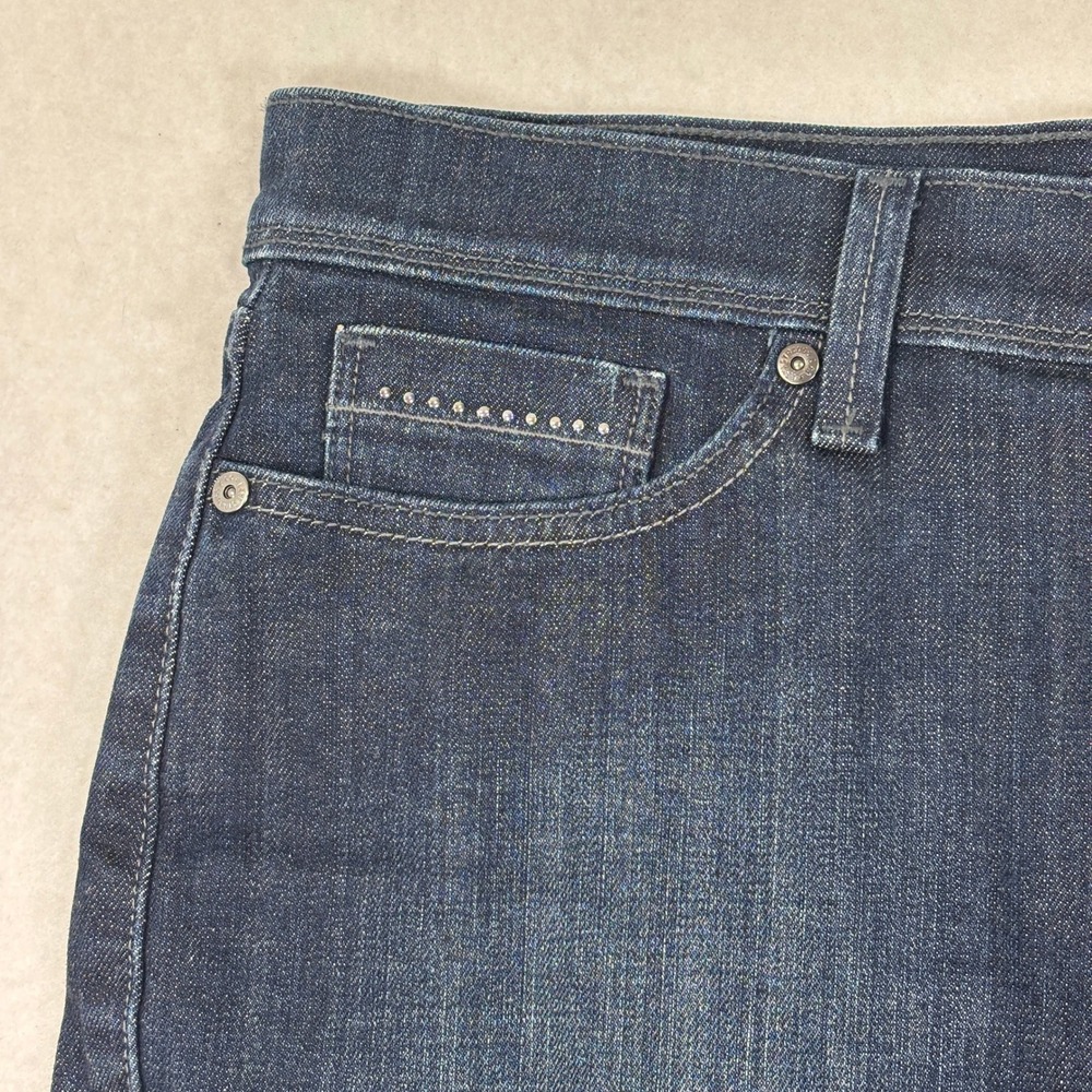 Levis Original Denim Skirt Womens 12 Mini Straight‎ Western Casual - Picture 8 of 9